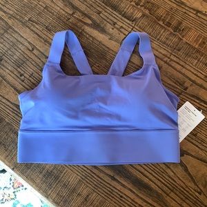 NWT Athleta Warrior Longline Twist Bra - size L (D - DD)